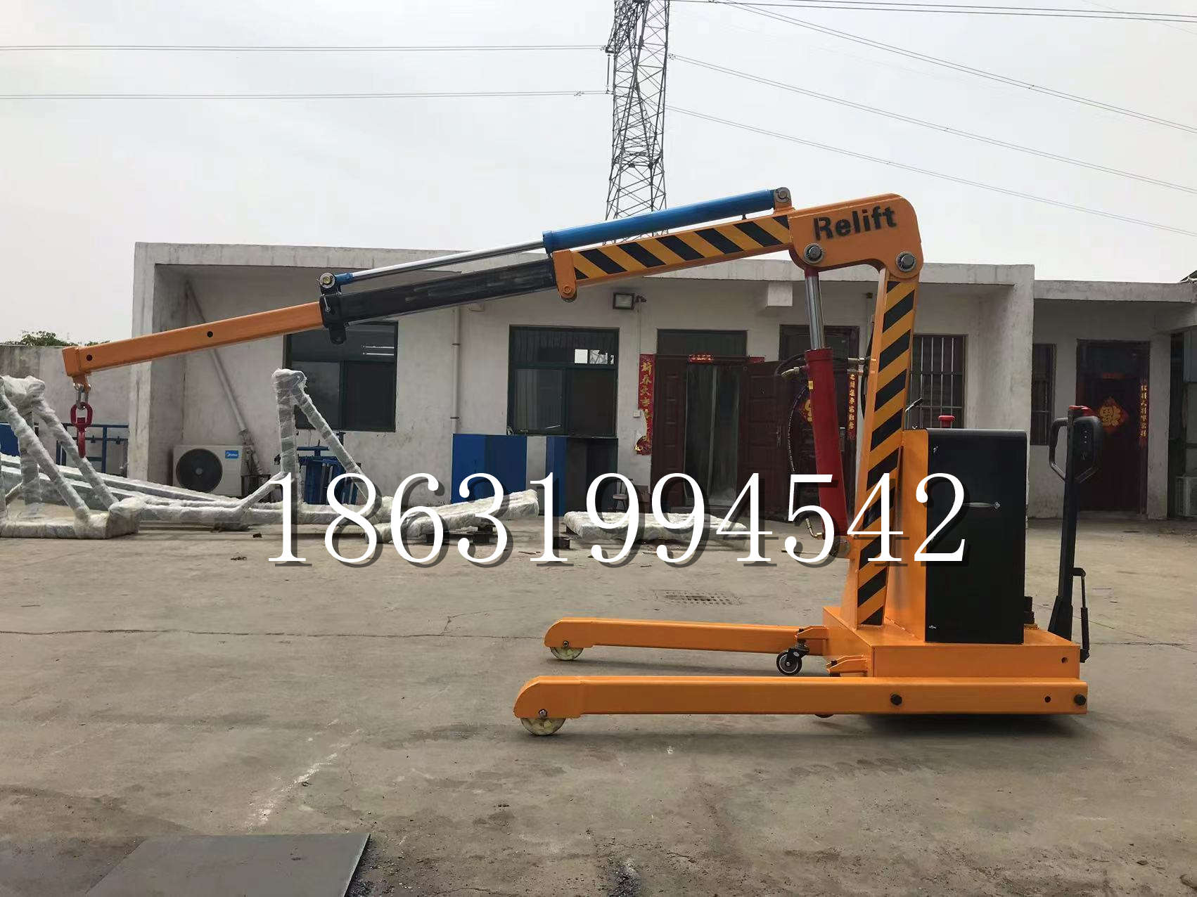 娄烦县久征定做3吨三轮随车吊 农用园林绿化移树吊 平板工程用小吊机